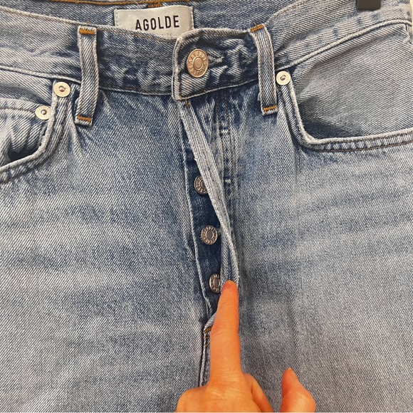 AGOLDE Double Pocket Riley Jeans size 25 - Picture 5 of 12